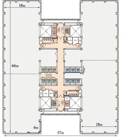 浜松町ビルディング 11階A 間取り図