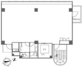 AURA麻布台 5階 間取り図