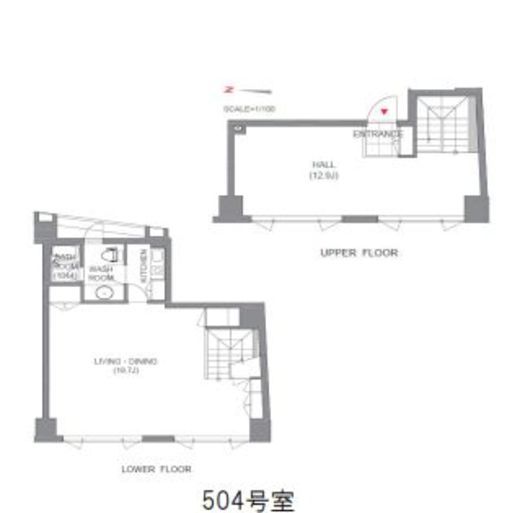 六本木イグノポール 507 間取り図