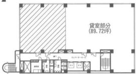 Tokyo Monnaka Village(旧:京福ビル) 3階A 間取り図