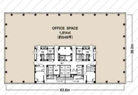 赤坂インターシティ 5階 間取り図