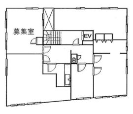 山武落合ビル 7階西側 間取り図