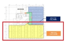 UD神谷町ビル 10階 間取り図