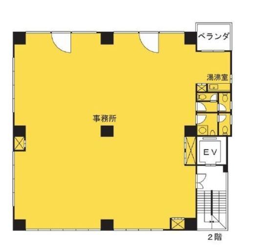 JS築地ビル 3階 間取り図