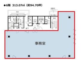 KDX三田ビル 6階 間取り図