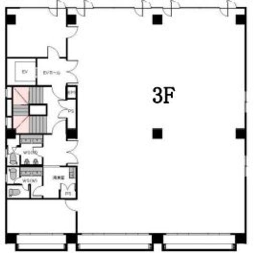 相生ビル 3階 間取り図
