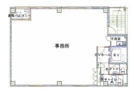 有隣ビル 2階 間取り図