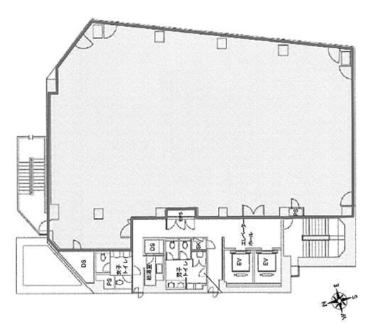 第一びる西館 5階 間取り図