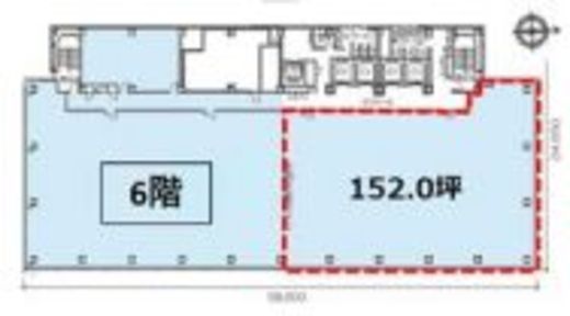 住友商事神田和泉町ビル 6階 間取り図