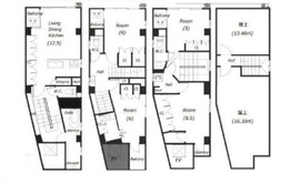 R-stay Azabu 3・4・5階・屋上 間取り図