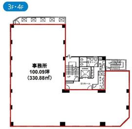 駿河台ヤギビル 3階 間取り図