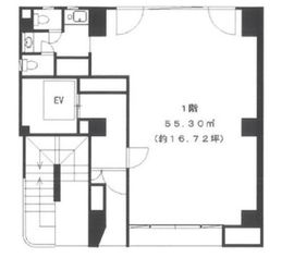 c-KS1ビル河合ビル 1階 間取り図