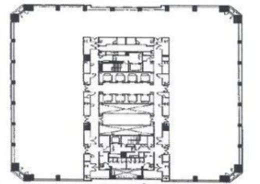 晴海トリトンスクエアオフィスタワーＹ棟 17階2 間取り図
