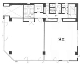銀座スワロービル 4階B 間取り図