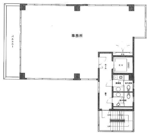 八丁堀ウエストコート 2階 間取り図