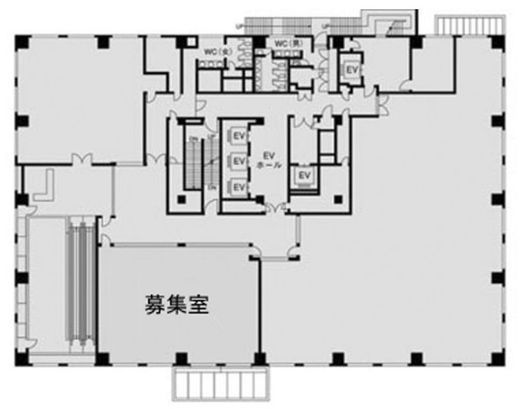 神谷町プライムプレイス 2階 間取り図
