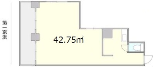 KIビル 801 間取り図