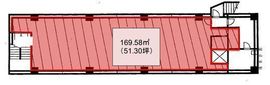 堀留ゼネラルビル B1階 間取り図