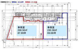 日本橋本町1丁目ビル 8階A 間取り図