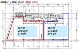 日本橋本町1丁目ビル 8階B 間取り図
