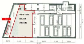 日本橋本町1丁目ビル B1階 間取り図