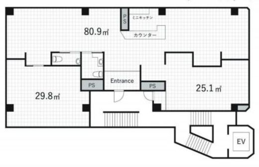 ニュー東和ビル 6階 間取り図