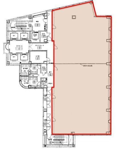芝二丁目ビル 4階 間取り図