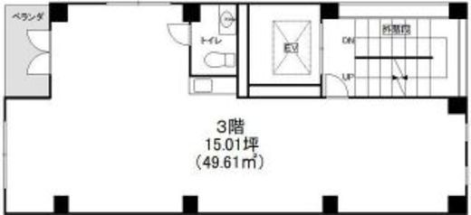 柴野ビル 3階 間取り図