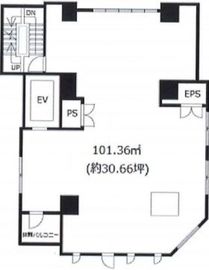 ADsis Daimon(第126東京ビル) 3階 間取り図