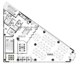 THE CROSS 一番町 3階 間取り図