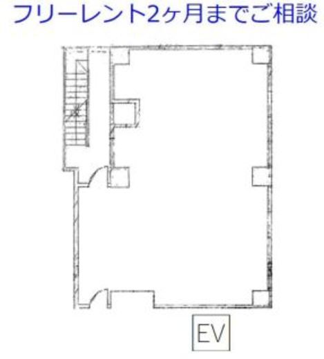 ライオネス浜松町 2階B 間取り図