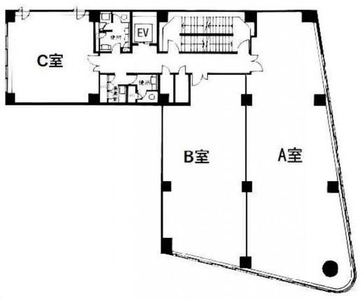 幸保ビル 6階A 間取り図