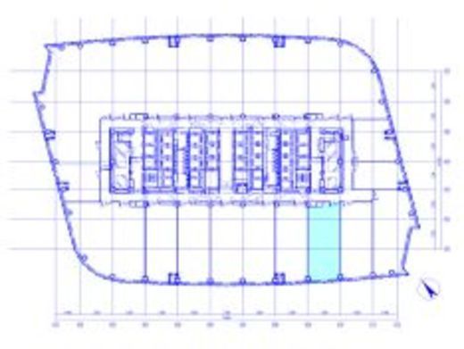 虎ノ門ヒルズ森タワー 18階5 間取り図