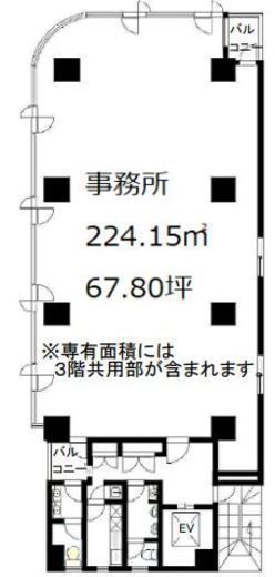 吾妻橋アドバンスビル 7階 間取り図