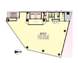 センタークレストビル 9階 間取り図