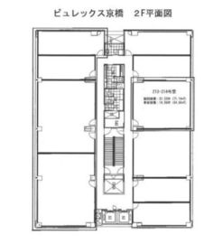 ビュレックス京橋 213-214 間取り図