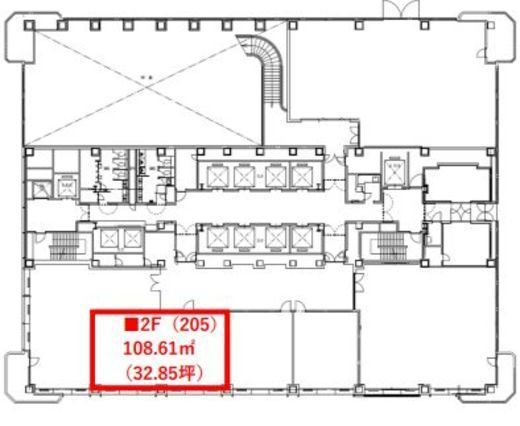 紀尾井町ビル 205 間取り図