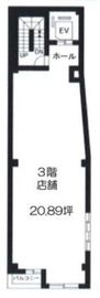 Lスクエア学芸大学 3階 間取り図