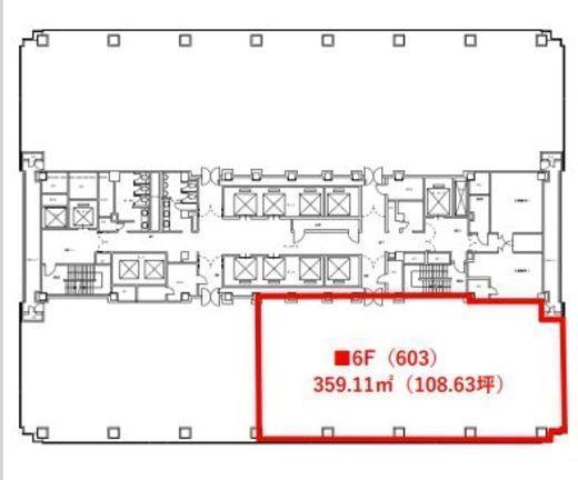 紀尾井町ビル 603 間取り図