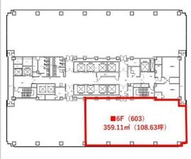 紀尾井町ビル 603 間取り図