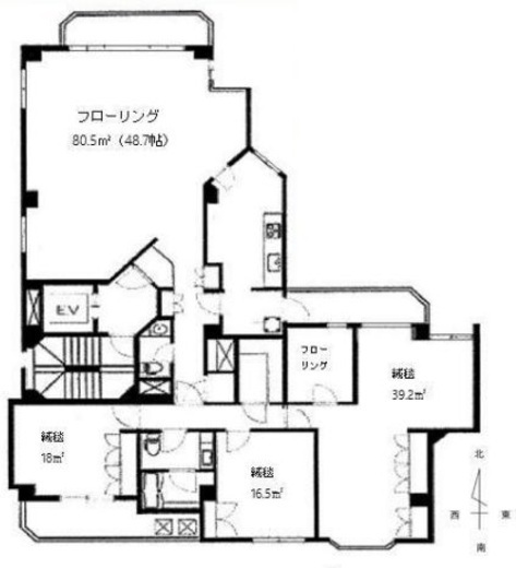 西本ハウス 201 間取り図
