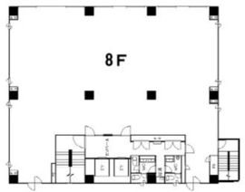 FBR三田ビル 8階 間取り図