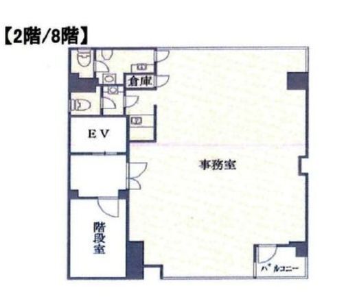 チヨダビル 2階 間取り図