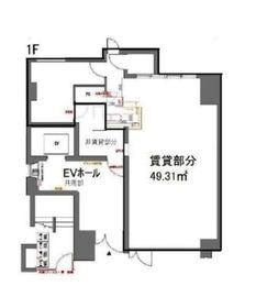 チヨダビル 1階 間取り図