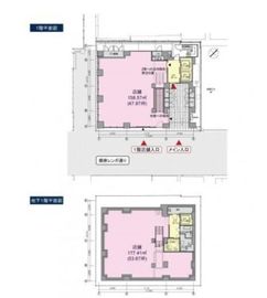 銀座レンガ通り福神ビル B1-1階 間取り図