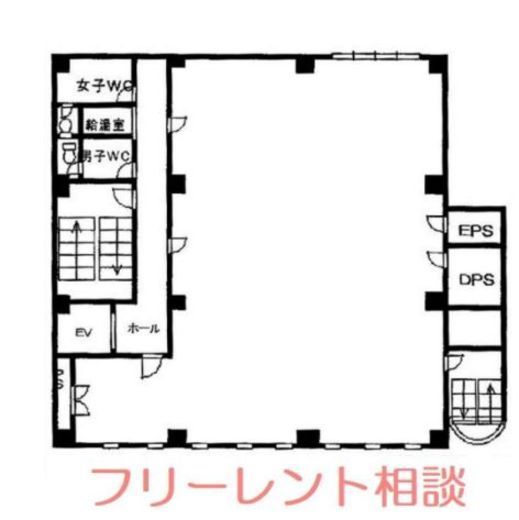 赤坂会館ビル 2階 間取り図