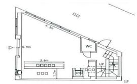 神田南口ビル B1～1階 間取り図