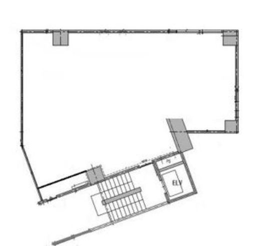 ウィンド赤坂 1階路面 間取り図