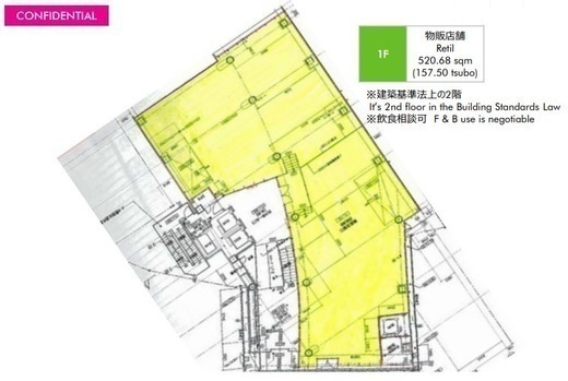 AXALL ROPPONGI 1階 間取り図