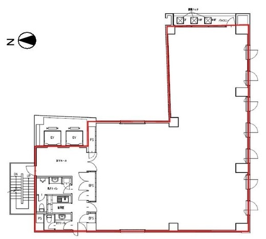 澤田麹町ビル 2階 間取り図